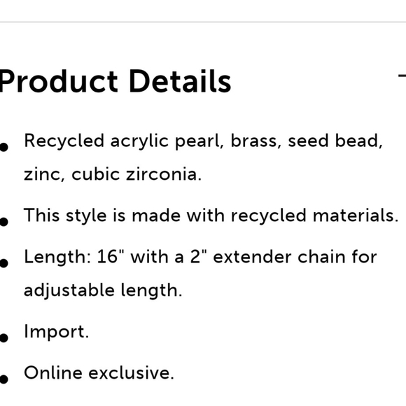 J.Crew 3 Layer Pearl Necklace - Picture 3 of 3